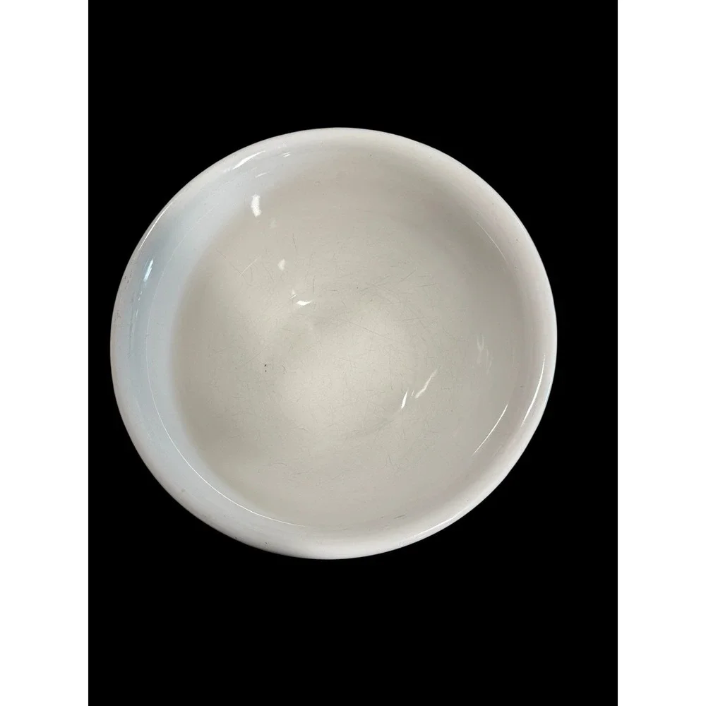 Vtg. large White ironstone mixing bowl Unbranded 10